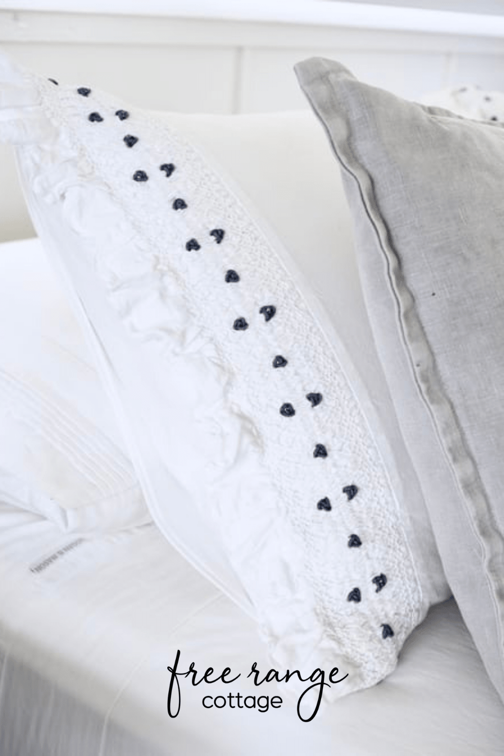 Pretty bed pillows