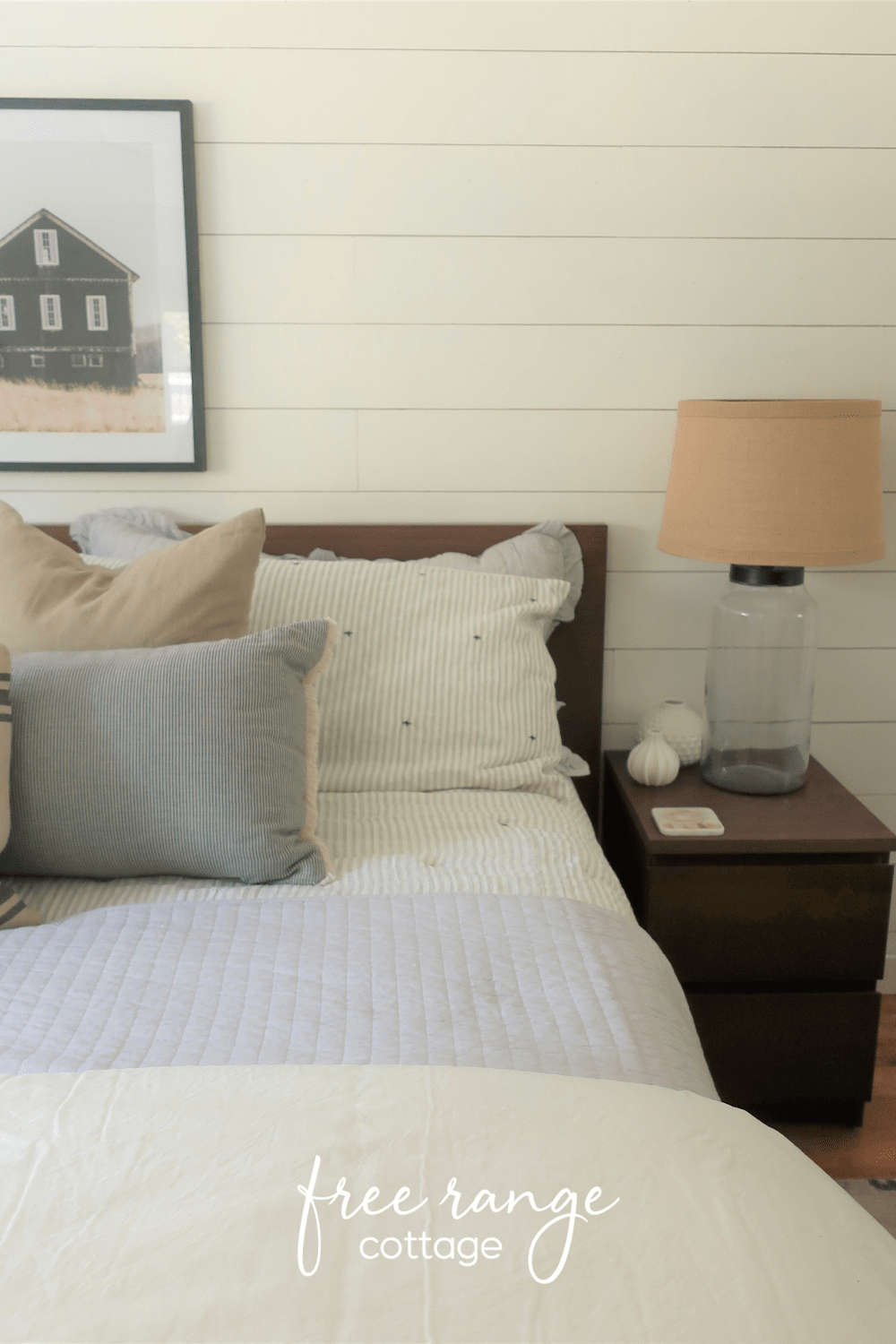 Farmhouse bedroom makeover