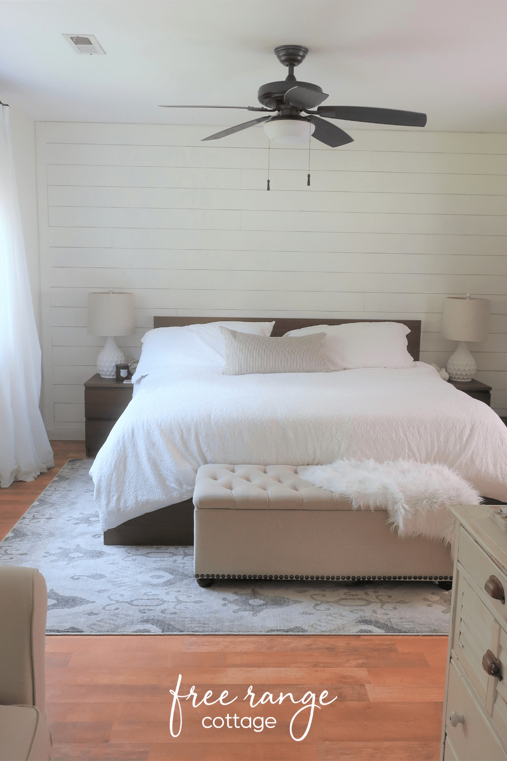 Farmhouse bedroom before