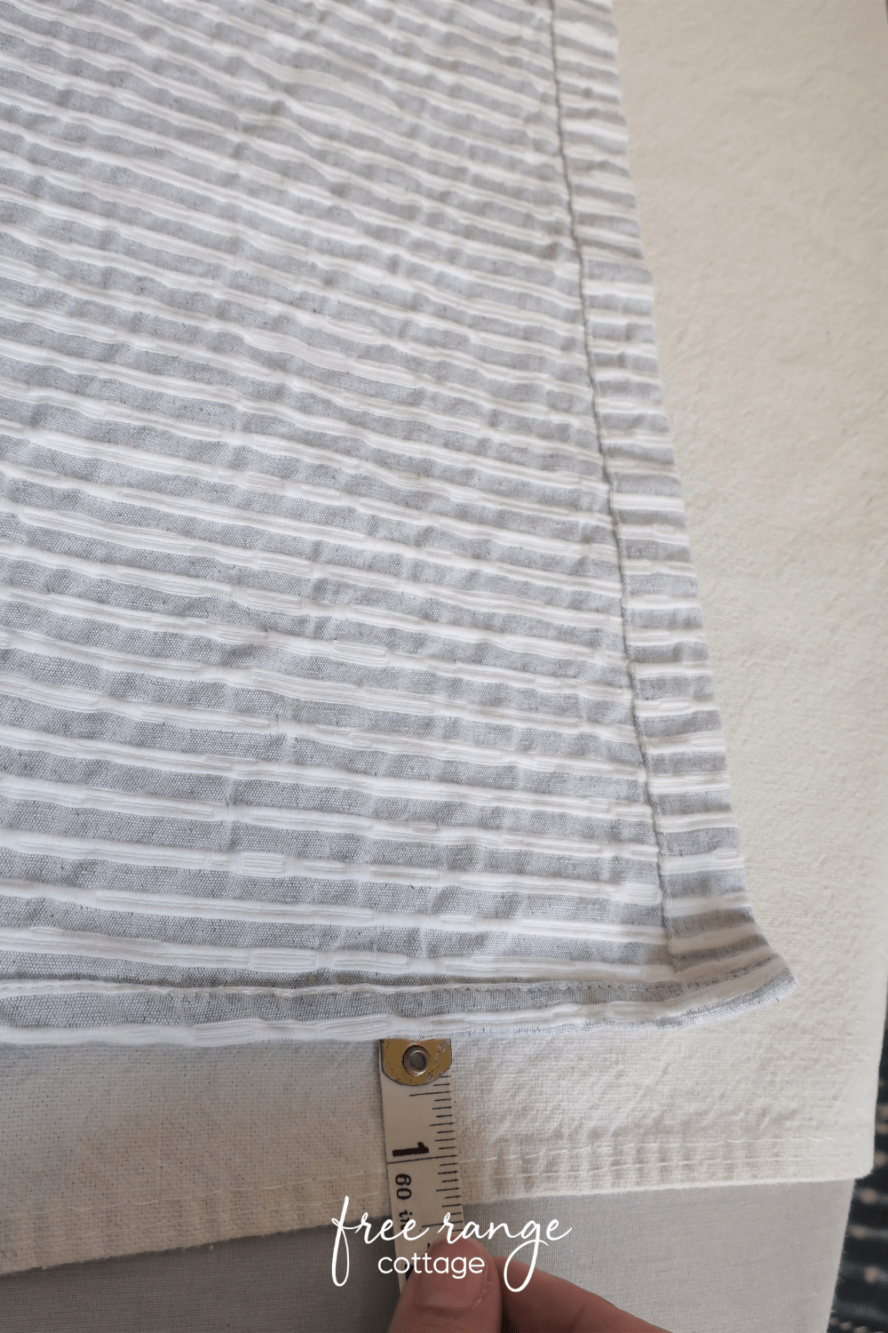 Dropcloth shower curtain
