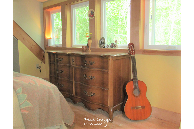 Tiny home bedroom