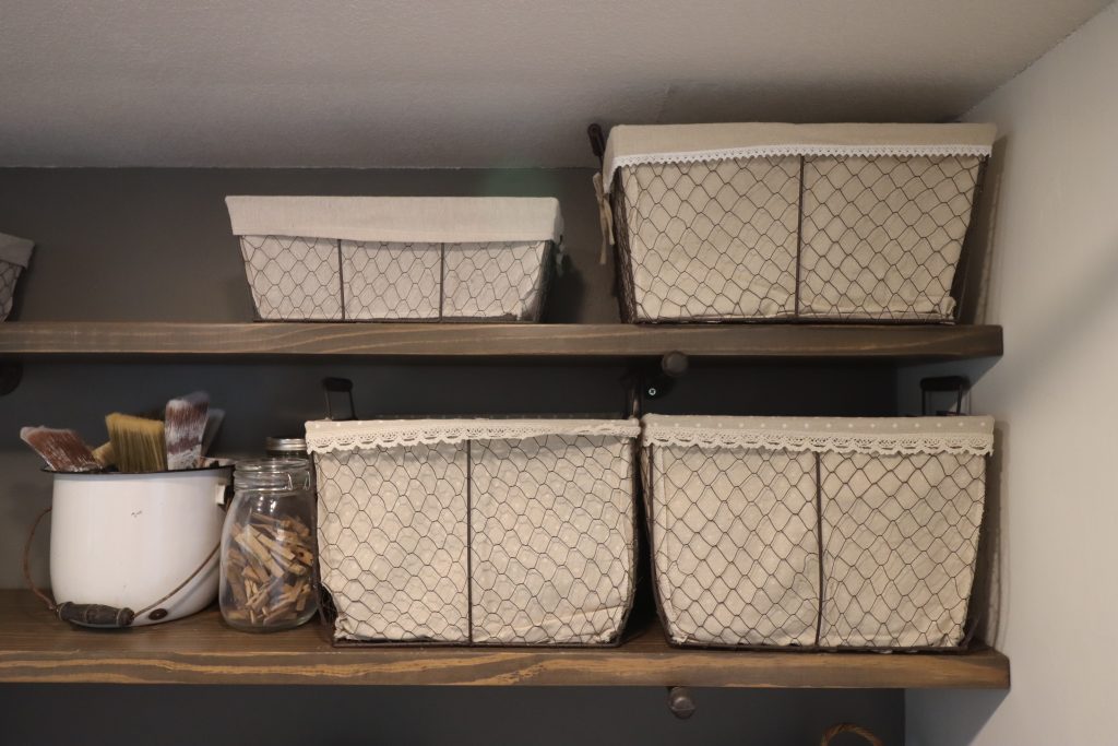 farmhouse style organizing