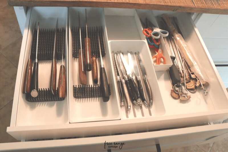 Ikea kitchen drawer organizers