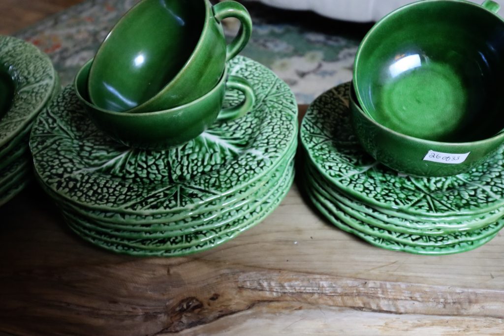 Green Lettuce Ware dishes