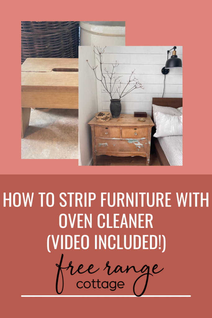 How To Strip Paint From Your Old Furniture With Easy Off Oven Cleaner –  Home and Garden