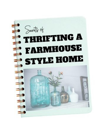 How to thrift for farmhouse decor