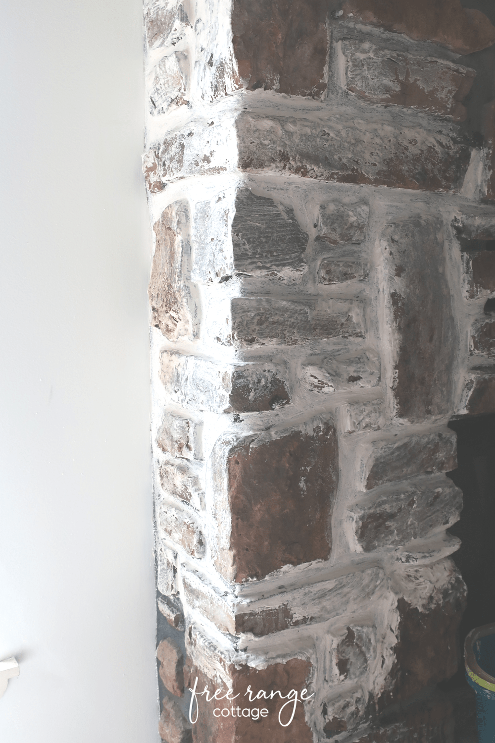 Before & After German Schmear Fireplace Makeover Free