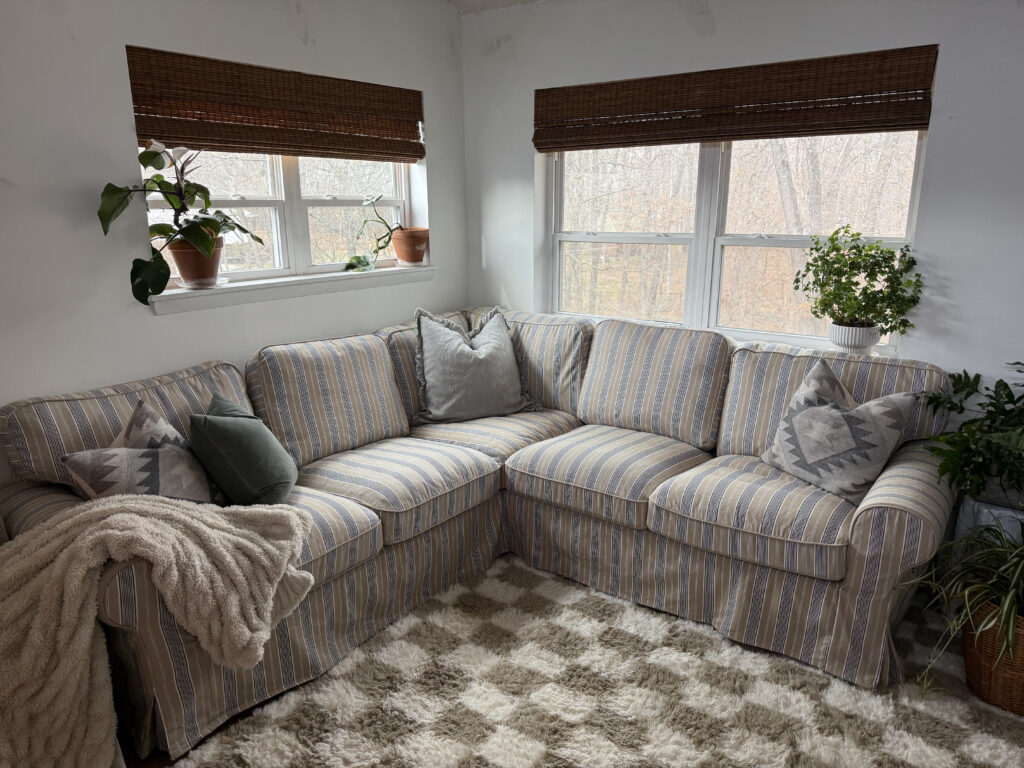 IKEA Uppland sectional 4 seat plus corner configuration. 