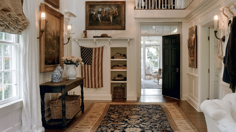 Ralph Lauren style entryway
